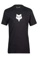 FOX Kurzarm Fahrrad-Shirt - FOX HEAD PREMIUM - Schwarz