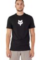 FOX Kurzarm Fahrrad-Shirt - FOX HEAD PREMIUM - Schwarz