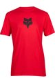 FOX Kurzarm Fahrrad-Shirt - FOX HEAD PREMIUM - Rot