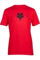FOX Kurzarm Fahrrad-Shirt - FOX HEAD PREMIUM - Rot