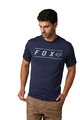FOX Kurzarm Fahrrad-Shirt - PINNACLE DRIRELEASE® - Blau