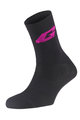 GAERNE Klassische Fahrradsocken - PROFESSIONAL  - Schwarz/Rosa