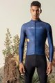 GOBIK Langarm Fahrradtrikot für den Winter - SUPERCOBBLE - Blau