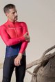 GOBIK Langarm Fahrradtrikot für den Winter - SUPERCOBBLE - Blau/Rot