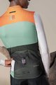 GOBIK Langarm Fahrradtrikot für den Winter - COBBLE - Schwarz/Elfenbein/Grün/Orange