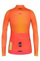 GOBIK Langarm Fahrradtrikot für den Winter - COBBLE LADY - Orange/Rosa