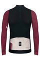 GOBIK Langarm Fahrradtrikot für den Winter - PACER BLEND - Elfenbein/Schwarz/bordeaux