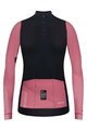 GOBIK Langarm Fahrradtrikot für den Winter - COBBLE BLEND LADY - Schwarz/Elfenbein/Rosa