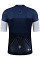 GOBIK Kurzarm Fahrradtrikot - STARK RIBBON - Weiß/Blau