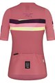 GOBIK Kurzarm Fahrradtrikot - STARK LADY - bordeaux/Rosa/Gelb