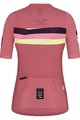 GOBIK Kurzarm Fahrradtrikot - STARK LADY - bordeaux/Rosa/Gelb