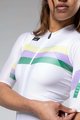 GOBIK Kurzarm Fahrradtrikot - ATTITUDE 2.0 LADY - Lila/Grün/Weiß/Gelb