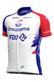 ALÉ Kurzarm Fahrradtrikot - GROUPAMA FDJ 2021 - Rot/Blau/Weiß