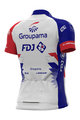 ALÉ Kurzarm Fahrradtrikot - GROUPAMA FDJ 2021 - Rot/Blau/Weiß