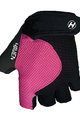 HAVEN Fingerlose Fahrradhandschuhe - KIOWA SHORT - Schwarz/Rosa