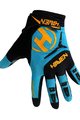 HAVEN Langfinger-Fahrradhandschuhe - DEMO LONG - Orange/Blau