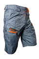 HAVEN Fahrradshorts ohne Träger - WANDERER II - Orange/Grau