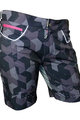 HAVEN Fahrradshorts ohne Träger - PEARL NEO LADY - Schwarz/Rosa