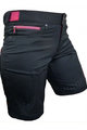 HAVEN Fahrradshorts ohne Träger - AMAZON LADY - Schwarz/Rosa