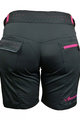 HAVEN Fahrradshorts ohne Träger - AMAZON LADY - Schwarz/Rosa