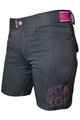 HAVEN Fahrradshorts ohne Träger - AMAZON LADY - Schwarz/Rosa