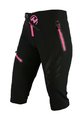 HAVEN Fahrradshorts ohne Träger - ENERGY THREEQ 3/4 W - Rosa/Schwarz