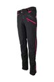 HAVEN Lange Fahrradhose ohne Träger  - TRINITY - Schwarz/Rosa