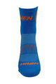 HAVEN Klassische Fahrradsocken - LITE SILVER NEO - Orange/Blau