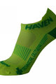 HAVEN Knöchelhohe Fahrradsocken - SNAKE SILVER NEO 2PAK - Gelb/Grün