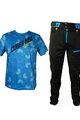 HAVEN MTB Radtrikot und Hose - CUBES NEO - Schwarz/Blau