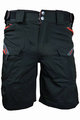 HAVEN Fahrradshorts ohne Träger - CUBES BLACKIES - Schwarz/Rot