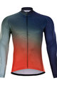 HOLOKOLO Langarm Fahrradtrikot für den Winter - AFTERGLOW WINTER  - mehrfarbig/Rot