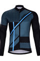 HOLOKOLO Langarm Fahrradtrikot für den Winter - TRACE BLUE WINTER - Blau/Schwarz