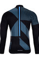 HOLOKOLO Langarm Fahrradtrikot für den Winter - TRACE BLUE WINTER - Blau/Schwarz