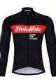 HOLOKOLO Langarm Fahrradtrikot für den Winter - OBSIDIAN WINTER  - Schwarz/Rot