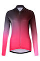 HOLOKOLO Langarm Fahrradtrikot für den Winter - DAZZLE LADY WINTER - Rosa/Schwarz