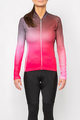 HOLOKOLO Langarm Fahrradtrikot für den Winter - DAZZLE LADY WINTER - Rosa/Schwarz