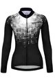 HOLOKOLO Langarm Fahrradtrikot für den Winter - POLAR LADY WINTER - Weiß/Schwarz