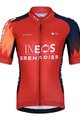 BONAVELO Kurzarm Fahrradtrikot - INEOS 2025 KIDS - Rot/Blau