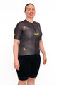 HOLOKOLO Kurzarm Fahrradtrikot - DRAGONFLIES ELITE LADY - Schwarz