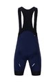 HOLOKOLO Kurze Fahrradhose mit Trägern - ELITE - Schwarz/Blau