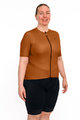 HOLOKOLO Kurzarm Fahrradtrikot - VICTORIOUS LADY - Braun