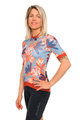 HOLOKOLO Kurzarm Fahrradtrikot - BLOOM ELITE LADY - Braun/mehrfarbig