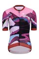 HOLOKOLO Kurzarm Fahrradtrikot - SUNSET ELITE LADY - mehrfarbig/Rosa