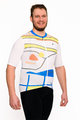 HOLOKOLO Kurzarm Fahrradtrikot - HORIZON ELITE - Weiß/mehrfarbig