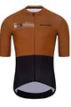 HOLOKOLO Kurzarm Fahrradtrikot - VIBES - Braun/Schwarz