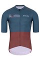 HOLOKOLO Kurzarm Fahrradtrikot - VIBES - Grau/Rot