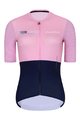 HOLOKOLO Kurzarm Radtrikot und Shorts - VIBES LADY - Rosa/Blau/Schwarz