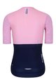 HOLOKOLO Kurzarm Radtrikot und Shorts - VIBES LADY - Rosa/Blau/Schwarz