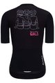 HOLOKOLO Kurzarm Fahrradtrikot - SUPPORT ELITE LADY - Rosa/Weiß/Schwarz
